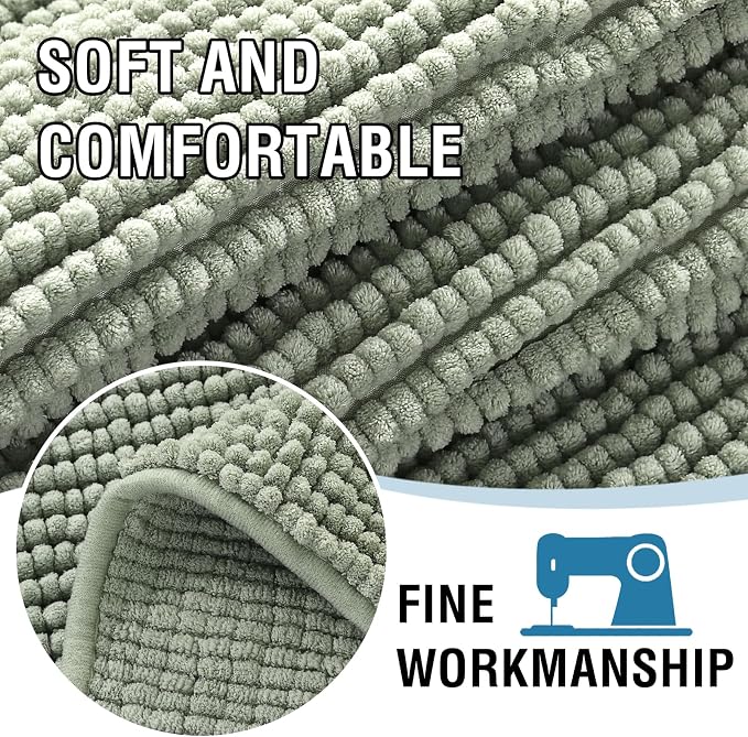H.VERSAILTEX Plush Chenille Dog Bed Cover Thick Soft Sofa Cover for 3 Cushion Couch Anti Slip Couch Cover Furniture Protector for Dog, Pet, Cat (35" x 82", Sea Foam) - Image 4
