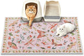 Cat Litter Mat, 35" x 23" Litter Mat, Traps 100% Cat Litter, Non-Slip Litter Box Trapping Mat, Cute Decor Mat, Easy Clean for Scatter Control, Waterproof Urine Protection by PPETDogSupplies