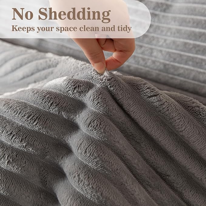 MYSKY HOME 100% Waterproof Couch Cover, Couch Covers for Dogs Washable, Non Slip Sectional Couch Covers, Couch Cover L Shape, Sofa Covers, Dog Bed Cover for Couch, Dark Grey, 35"x63" - Image 7