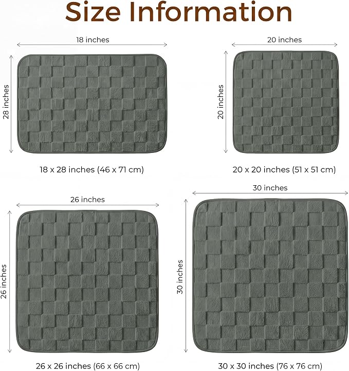 Foxdecor Couch Arm Covers for Sofa Arm Chair Covers Set of 2 | Sofa Arm Covers Cat Scratch Resistant Couch Protectors, Washable Armrest Cover Furniture Arm Covers, Grey 26x26 in - Image 6