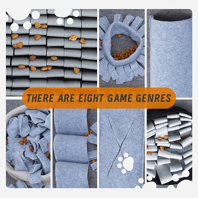 Dog Sniffing Mat, Interactive Dog Puzzle Toy, Stress Relief, Enriches Feeding Games The Sniffing mat Helps Slow Down Eating Speed and Keeps Dogs Busy - Image 4