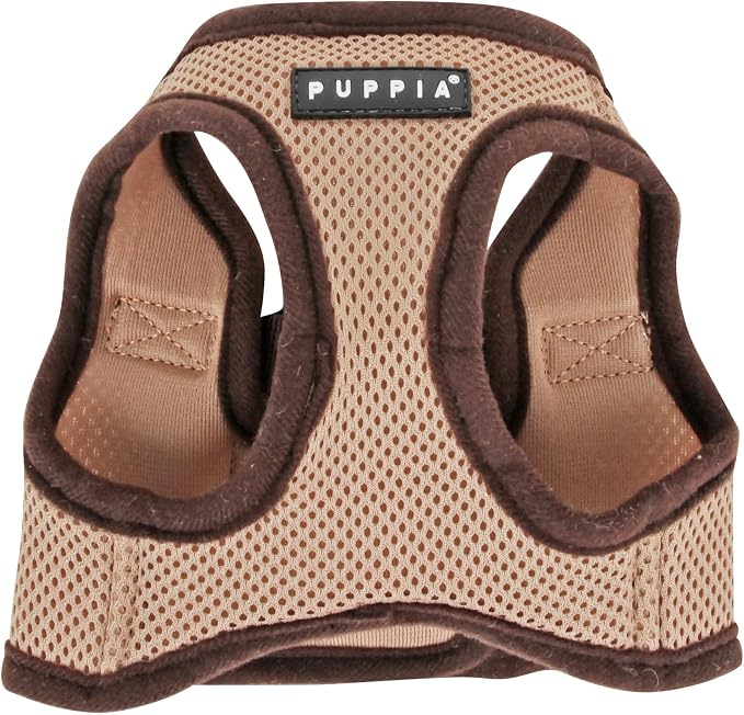 PUPPIA International Harness Soft B Vest, Medium, Beige - Image 3
