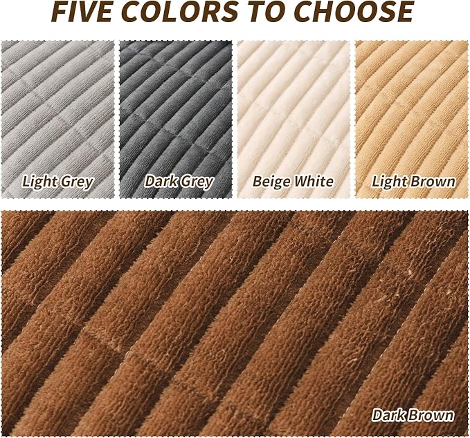 Couch Covers for Dogs, Velvet Dog Couch Cover, Pet Couchs Covers for 3-4 Seater, Couchs Protector for Dogs, Sofa Cover for Pets Washable(1PC, Dark Brown, 27.6"×94.5", 3-4 Seater) - Image 4