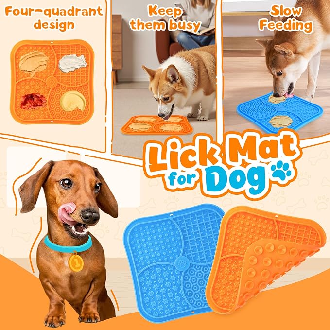 KIPRITII Dog Puzzle Toys with Dog Lick Mat for Small & Medium Dogs | Mental Stimulation，Slower Eating，Interactive Feeding - Image 5
