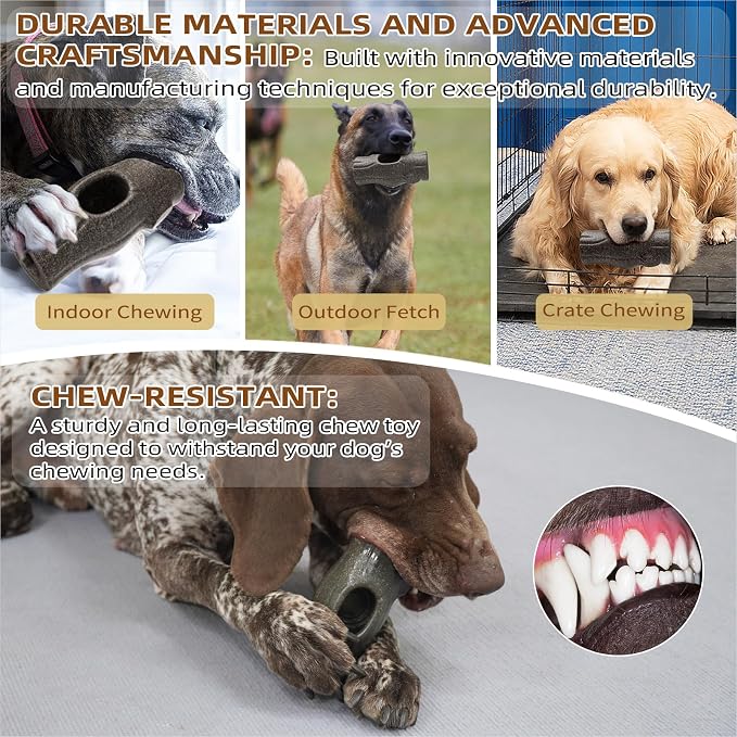 Dog Toys for Aggressive Chewers,Indestructible Dogs Toy for Large/Medium Breed,Frozen Dog Treat Holder to do Keep Them Busy to Reduces Anxiety - Image 6