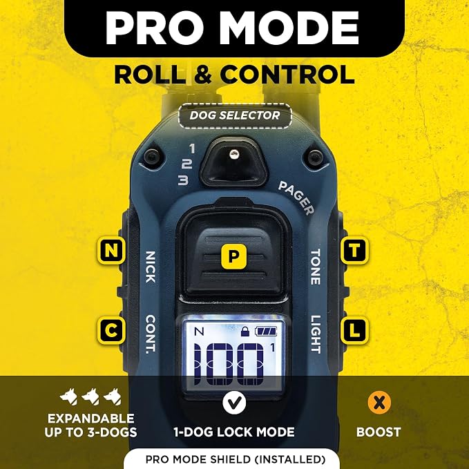 Dogtra X1 PRO Remote Transmitter Only [New Edition] Compatible with 280X, 1900X, ARC-X E-Collars, 3 Layout Modes, 12% Slimmer, 1/2 Mile Range, 100 Levels, IPX9K Waterproof, Boost, Safety Lock & Tone - Image 8