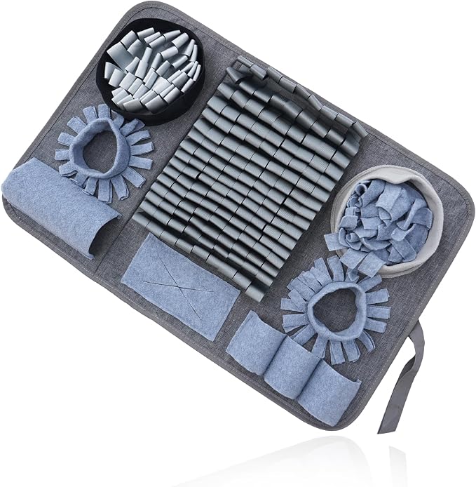 Dog Sniffing Mat, Interactive Dog Puzzle Toy, Stress Relief, Enriches Feeding Games The Sniffing mat Helps Slow Down Eating Speed and Keeps Dogs Busy - Image 9