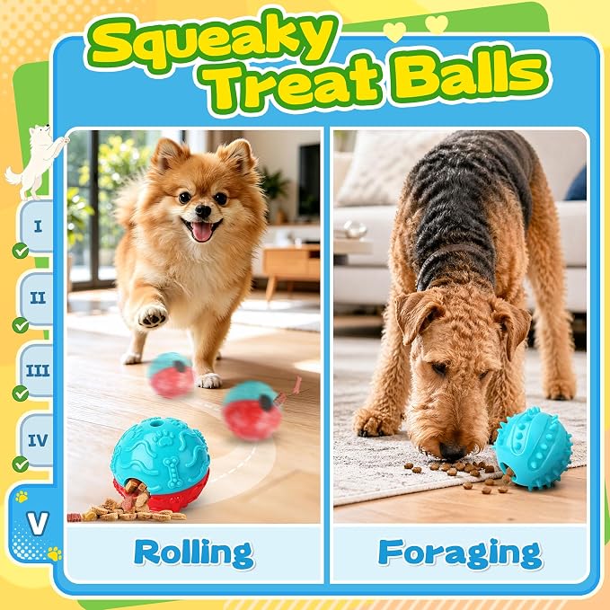 Forfon Upgraded Dog Enrichment Toy Set with Slow Feeder Bowl & Puzzle Toy | For All Breeds, Detachable Bowl Design, Replaceable Lick Mats, Mental Stimulation, Healthy Eating - Image 6