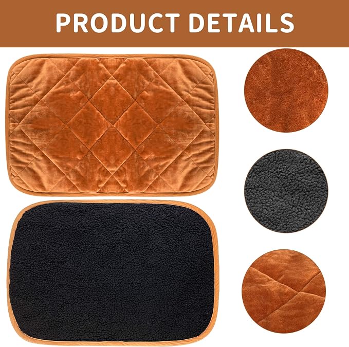 NAMOTEK Self-Warming Cat Bed Indoor/Outdoor Super Soft Self Heating Pet Mat Washable Thermal Pad for Cat & Dog 29x19.6 inch - Image 4
