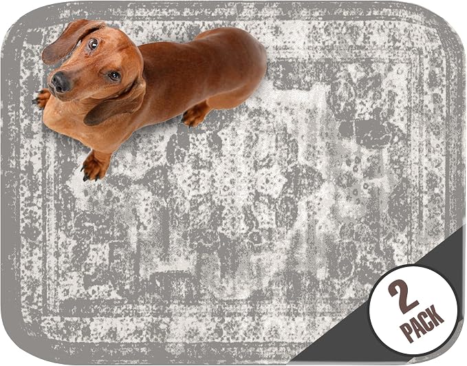 PUPIBOO Washable Pee Pads for Dogs and Cats - Super Absorbent Reusable Puppy Training Pads - 100% Waterproof, Leak-Proof & Non-Slip Whelping Pads for Pet Housebreaking by PUPIBOO