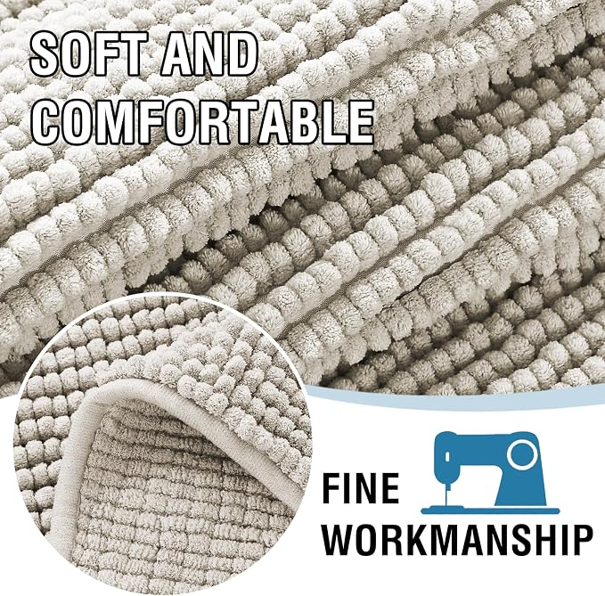 H.VERSAILTEX Plush Chenille Dog Bed Cover Thick Soft Sofa Cover for 3 Cushion Couch Anti Slip Couch Cover Furniture Protector for Dog, Pet, Cat (35" x 82", Oatmeal) - Image 4