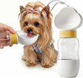 Portable Dog Water Bottle, Travel Bowls, Doggy Food Container | Puppy Drinking Bottle Dispenser | Small Dogs Needs | Gift for Dog Lover | Pet Travel Essentials Boy Dog Accessories by Unknown