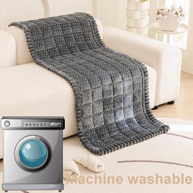 Pet Couch Cover Dogs Washable Sofa Protector Covers Non Slip Fuzzy Dog Mat | Soft Flannel, Anti-Slip Backing, Protect Furniture from Hair, Dirt, Messes, Fit Sofa and Loveseat - Image 4