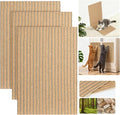 Natural Cork Cat Scratcher Boards for Wall & Floor - Adjustable Height for All Cats, Furniture Protector3-Pack by MocherpionLLC