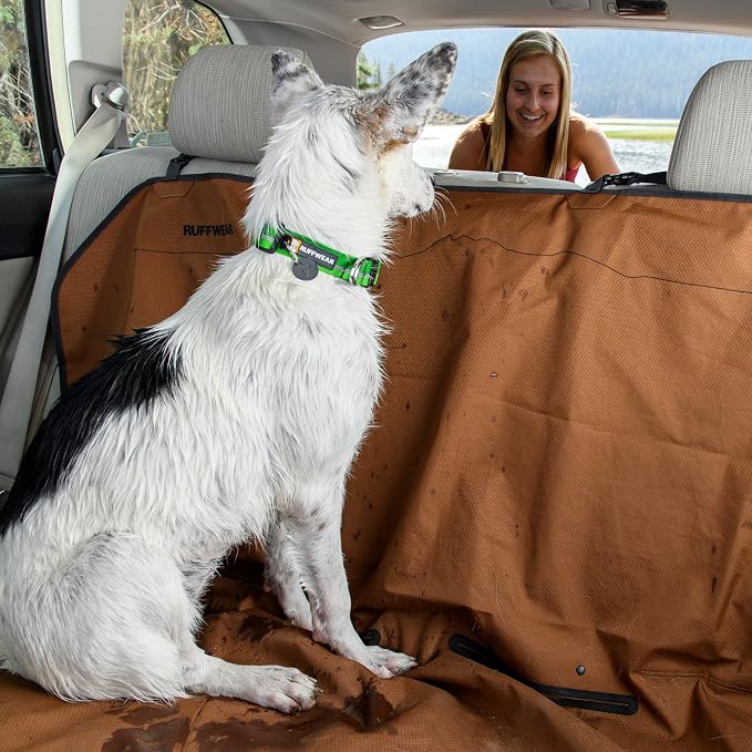 Ruffwear, Dirtbag Dog Car Seat Cover, Waterproof, Basalt Gray | 300D Heavy Duty Scratch Proof Nonslip Hammock or Bench, Durable Machine Washable, Back Seat Protector for Cars, SUVs & Trucks - Image 8