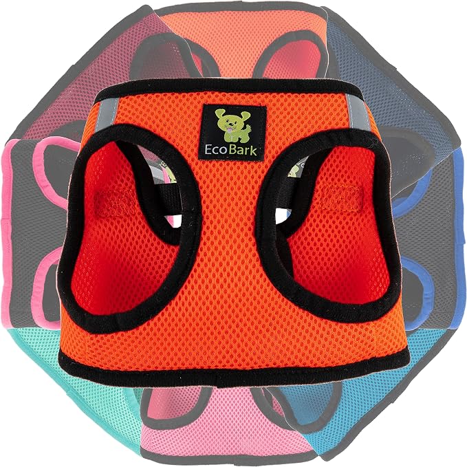 EcoBark Step in Dog Harness, Reflective Soft Ultra Padded Mesh Pet Vest | Eco Friendly Comfort, Secure Halter, No Pull Adjustable Design For XXS, XS, Small, & Medium Dogs, No Choke Harnesses - Image 8