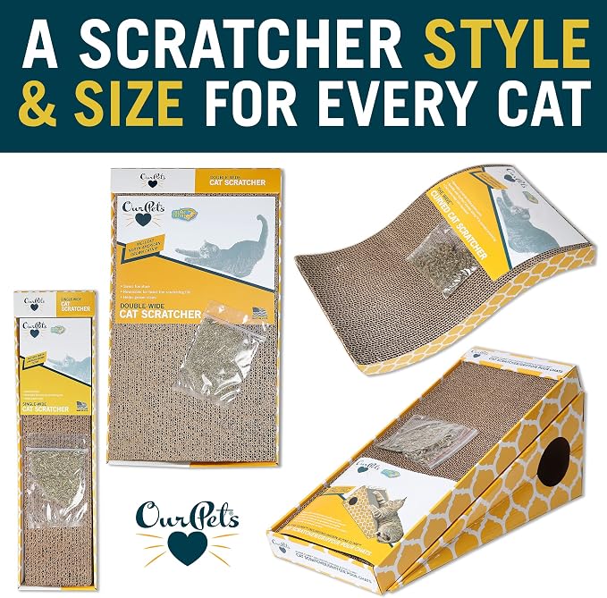 Our Pets Wave & Far-N-Wide Cat Scratcher Multipack - 2 Pack - Image 8