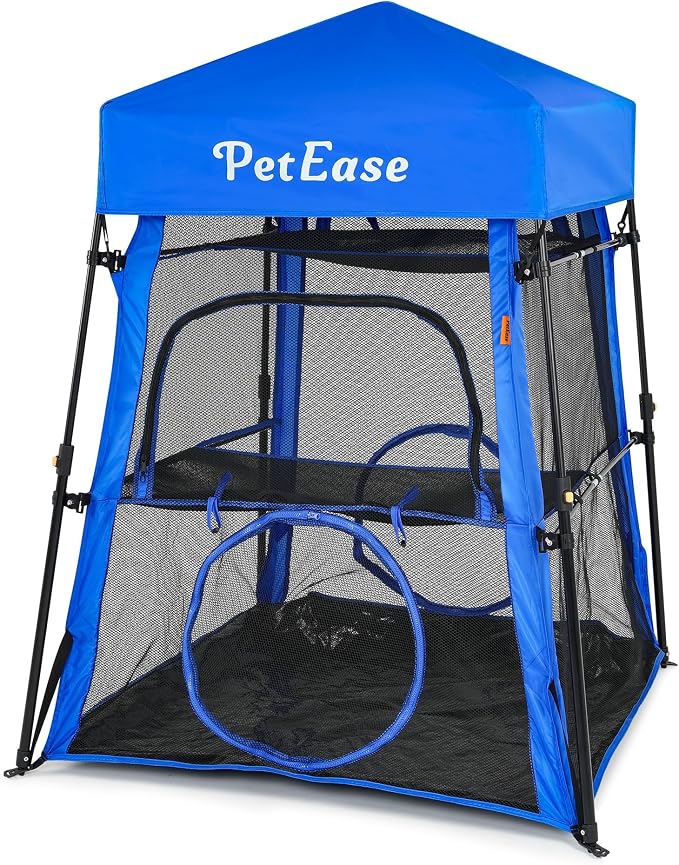 Cat Tower Tent,Outdoor Patio Cat Enclosures with Breathable Mesh,Indoor Playpen Portable Exercise Tent by PETEASE