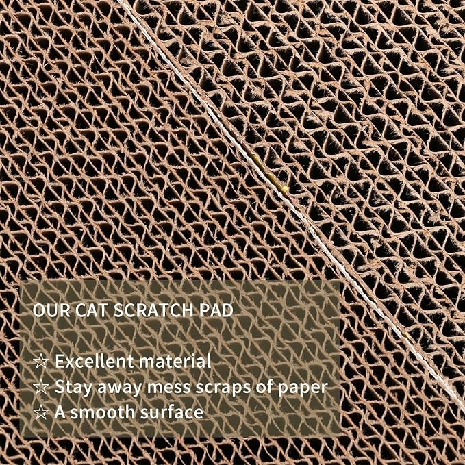 5 Packs cat Scratcher Toys Reversible Scratching Post Board for Indoor Cats Cardboard pad Sleep Play and Grind Claws - Image 5