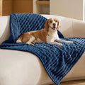 Bedsure ComfyFleece™ Waterproof Dog Blankets for Large Dogs,40x50 | Soft Plush Couch Cover,Washable Corduroy Fleece for Furniture Protector,Cozy Calming Reversible Pet Blanket, Navy Blue by Unknown