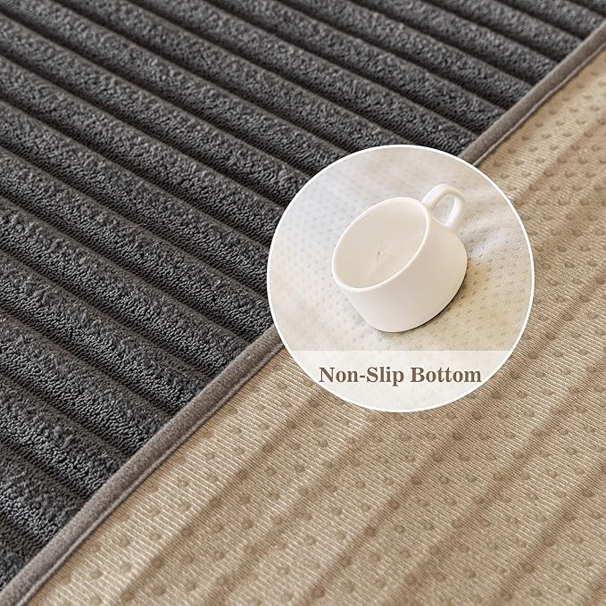 MYSKY HOME 100% Waterproof Couch Cover, Couch Covers for Dogs Washable, Non Slip Sectional Couch Covers, Couch Cover L Shape, Sofa Covers, Dog Bed Cover for Couch, Dark Grey, 35"x63" - Image 5