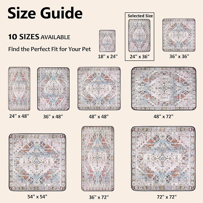 Washable Pee Pads for Dogs 24"x36" 2 Pack Reusable Puppy Potty Pad | Super Absorbent Waterproof NonSlip LeakProof Crate&Playpen Floor Mat for Cats, Rabbits, Guinea Pigs, Whelping & Housebreaking - Image 6