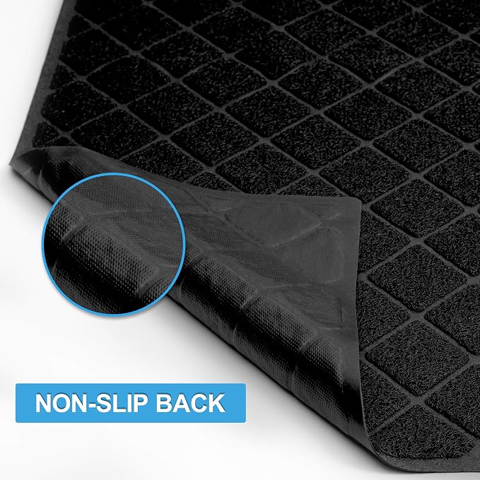 Niubya Premium Cat Litter Mat, 47" Long x 35" Wide, Extra Large Size, Waterproof and Non-Slip Design, Gentle on Paws, Easy to Clean - Image 5