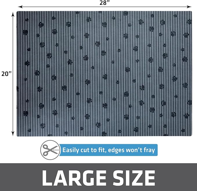 Drymate Cat Litter Box Mat, Litter Trapping Mat, Gray, 20x28 | Waterproof, Urine-Proof, Absorbent, Machine Washable, Soft on Paws, Contains Mess, Protects Floors, Kitten Supplies, USA Made - Image 6