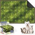 Washable Pee Pads for Dogs, Reusable Puppy Potty Training Pads, Ultra-Absorbent Thick Waterproof Leak-Proof Non-Slip Pads & Mat for Crate, Playpen, Floor, Whelping & Housebreaking , 2 Pack 48"x72" by Verdasun