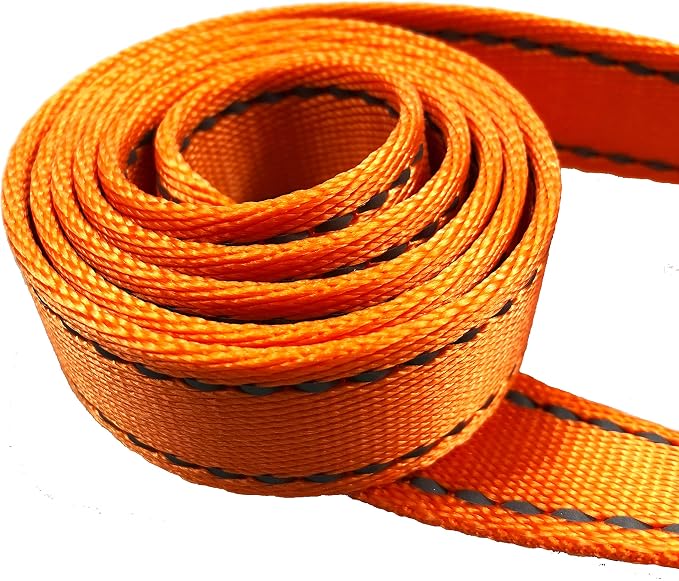 Dog Leash 6ft Long,Traffic Padded Two Handle,Heavy Duty,Reflective Double Handles Lead for Control Safety Training,Leashes for Large Dogs or Medium Dogs,Dual Handles Leads(Orange) - Image 3