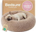 Bedsure Calming Dog Bed Medium Size Dog Donut Washable Pet Bed,30ins Camel | Oprah Daily Sleep Award,Fluffy Faux Fur Round Cuddler,Anti-Slip Bottom,Anti-Anxiety,Deep Sleep for Pets Up to 45 Lbs by Unknown