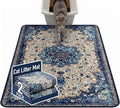 Hompet Cat Litter Mat 2 Pack, 48x72 Large Machine Washable Trapping Mats for Cats, Super Absorbent & Urine-Proof Cat Litter Box Mat for Floor, Waterproof & Non Slip Kitty Litter Rug by Hompet