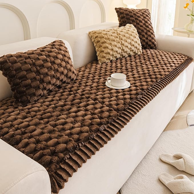 Pet Couch Cover Washable Sofa Protector Covers for Dogs Non Slip Dog Mat | Thick Flannel & Anti-Slip Backing, Protects Furniture from Pet Hair, Dirt and Messes, Fits Leather & Fabric Sofa and Loveseat - Image 6