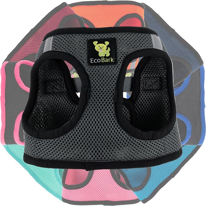 EcoBark Step in Dog Harness Reflective Soft Ultra Padded Mesh Dog Harnesses for XXS, XS, Small, and Medium Dogs Eco-Friendly Comfort Secure Halter No Pull Adjustable Pet Vest - Image 7