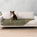 PetAmi Waterproof Couch Cover for Dog Nonslip Bed Sofa Blanket, 30x70 Green | Leakproof Furniture Protector for Pet Cat, Machine Washable Pee Proof Mat for Chair Car Seat, Durable & Anti Slip Backing by PetAmi