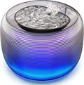 Kastty 3.5L/118oz Large Capacity Cat Water Fountain for Cats Quiet FS75 | Automatic Pet Water Fountain for Cats Indoor with Water Level LED Light, Multi-Filtration Easy Cleaning Cat Fountains for Pet by KASTTY