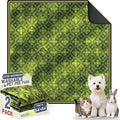 Washable Pee Pads for Dogs, Reusable Puppy Potty Training Pads, Ultra-Absorbent Thick Waterproof Leak-Proof Non-Slip Pads & Mat for Crate, Playpen, Floor, Whelping & Housebreaking , 2 Pack 54"x54" by Verdasun