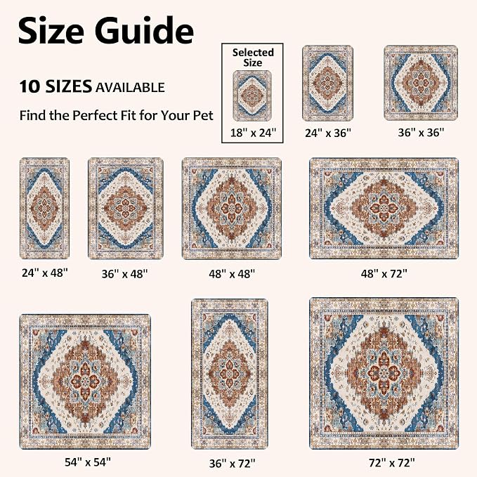 Washable Pee Pads for Dogs, Reusable Puppy Potty Training Pads, Ultra-Absorbent Thick Waterproof Leak-Proof Non-Slip Pads & Mat for Crate, Playpen, Floor, Whelping & Housebreaking , 2 Pack 18"x24" - Image 4