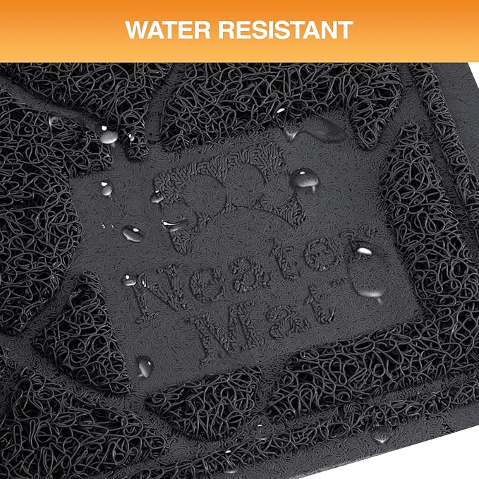 Neater Pets Neater Mat Cat Litter Mat, Thick & Durable Cat Mat for Litter Box, Trapper Pad Catches Mess to Protect Indoor Floors, Soft on Kitty Paws, Anti-Skid Grip Backing, Easy to Clean, Black - Image 7