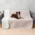 PetAmi Waterproof Couch Cover for Dog Nonslip Bed Sofa Blanket, 68x82 Beige | Leakproof Furniture Protector for Pet Cat, Machine Washable Pee Proof Mat for Chair Car Seat, Durable & Anti Slip Backing by PetAmi