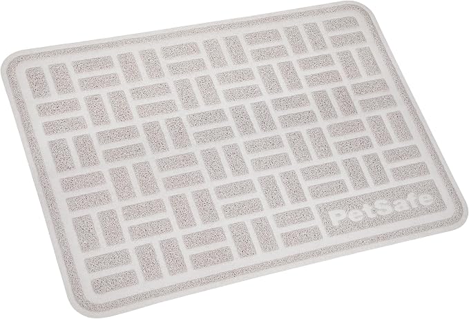 PetSafe Anti-Tracking Cat Litter Mat, Large 30 x 40 in | 30 x 40 in, Durable Mesh Trapping Mat for Crystal & Clay Clumping Cat Litter, Leakproof Double-Layer Backing, BPA-Free by PetSafe