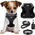 No Pull Dog Puppy Harness and Leash Set Reflective Mesh Vest Medium by YIMEIS
