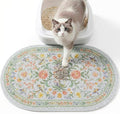 Bienbee Cat Litter Mat, 24" x 15" Dense Trapping Mesh for Litter Boxes | Litter Box Mat with PVC Mesh, Waterproof &Urineproof, Non-Slip Grip, Soft On Kitty Paws and Easy to Clean to Protect Floor by Bienbee