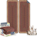 Washable Pee Pads for Dogs 24"x72" 2 Pack Reusable Puppy Potty Pad | Super Absorbent Waterproof NonSlip LeakProof Crate&Playpen Floor Mat for Cats, Rabbits, Guinea Pigs, Whelping & Housebreaking by Verdasun