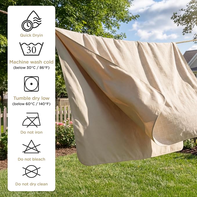 Bedsure Waterproof Bed Cover for Bed and Dogs Quick Drying, 68x82IN | Waterproof Blanket Washable for Large Dogs Couch Sofa Twin Bed Cozy, Lightweight Furniture Protector for Pet Cat, Ash Grey - Image 5