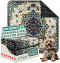 PUPIBOO Washable Pee Pads for Dogs and Cats - Super Absorbent Reusable Puppy Training Pads - 100% Waterproof, Leak-Proof & Non-Slip Whelping Pads for Pet Housebreaking by PUPIBOO