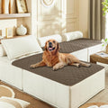 gogobunny 100% Double Sided Waterproof Dog Blanket Soft Pet Bed Cover Reversible Protect Furniture Couch Sofa Car for Puppy Cat Kids (Dark Walnut/Light Walnut, 40x50 Inch (Pack of 1)) by gogobunny