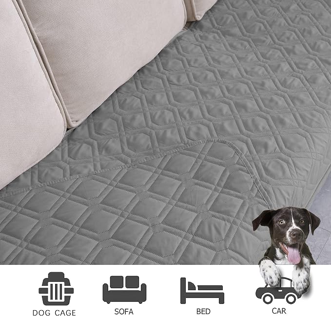 Ameritex Waterproof Blanket Reversible Dog Bed Cover Pet Blanket for Furniture Bed Couch Sofa - Image 4