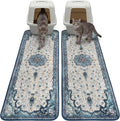 Hompet Cat Litter Mat 2 Pack, 20x60 Large Machine Washable Trapping Mats for Cats, Super Absorbent & Urine-Proof Cat Litter Box Mat for Floor, Waterproof & Non Slip Kitty Litter Rug by Hompet