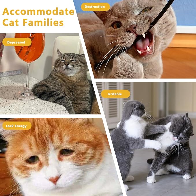 3 Pack Catnip Toys,Soft and Durable Cat Pillows Toys, Funny cat Toy | Crinkle Sound Catnip Toys, Cat toys for indoor cats, Indoor Interactive toy, cat kicker toy (Rainbow Set) - Image 5